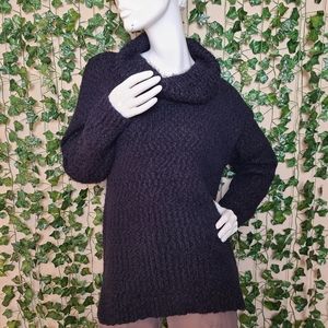 Kenneth Cole Reaction Women's Black Cowl Neck Knit Sweater